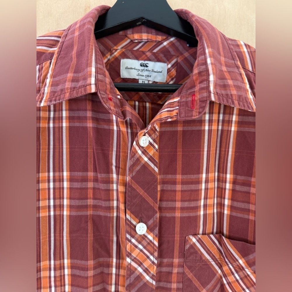 Canterbury of New Zealand Men's Plaid Button-Down Shirt: Eligible $3/25 Bundle! - Picture 6 of 10